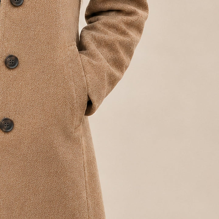 Manon | Manteau en drap avec écharpe offerte