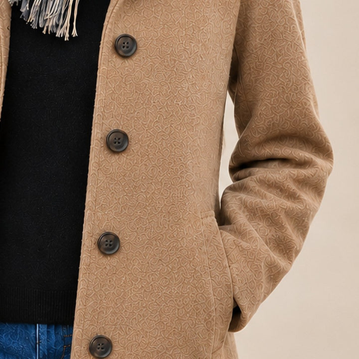 Manon | Manteau en drap avec écharpe offerte