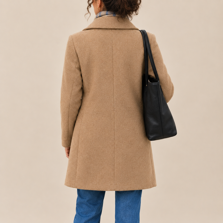 Manon | Manteau en drap avec écharpe offerte