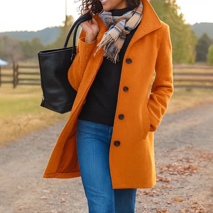 Manon | Manteau en drap avec écharpe offerte
