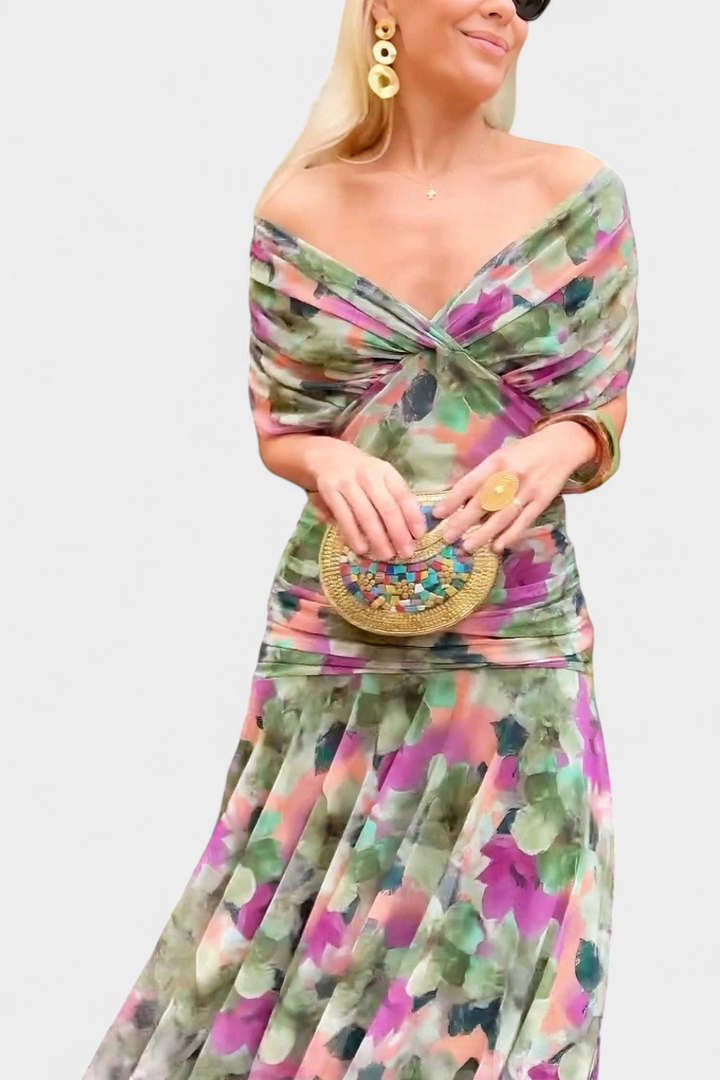 Margot | Draped wrap dress