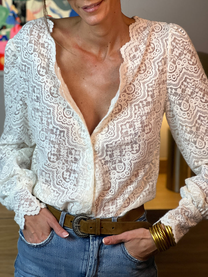 Flavia | Maille Blouse Hippoline