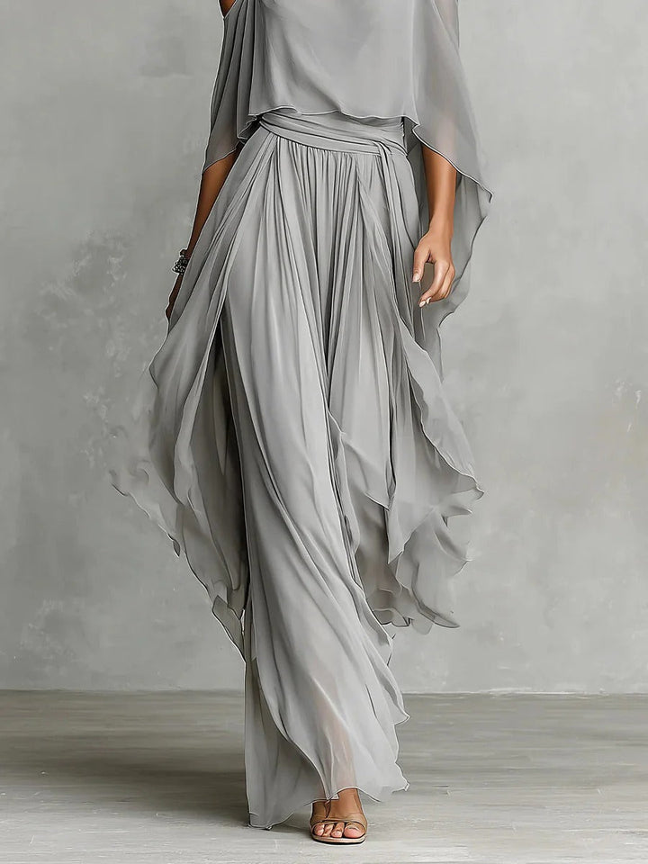 Tania | Grey two-piece fluid set