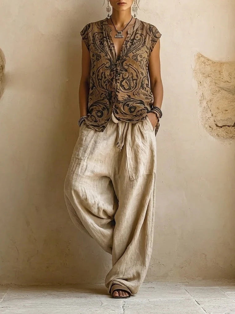 Sara | Flowy Layered Bohemian Set