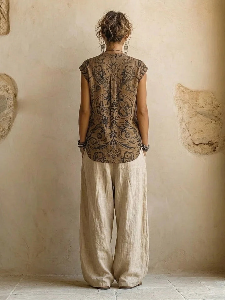 Sara | Flowy Layered Bohemian Set