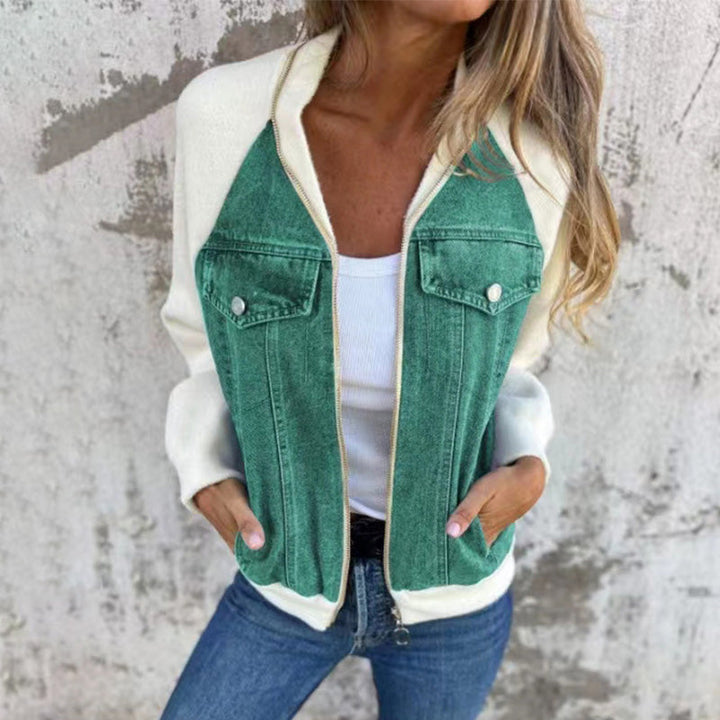 Avery |  Women's zip-up denim jacket