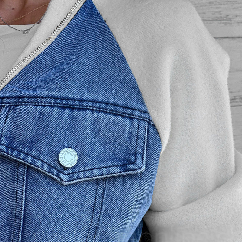 Avery |  Women's zip-up denim jacket