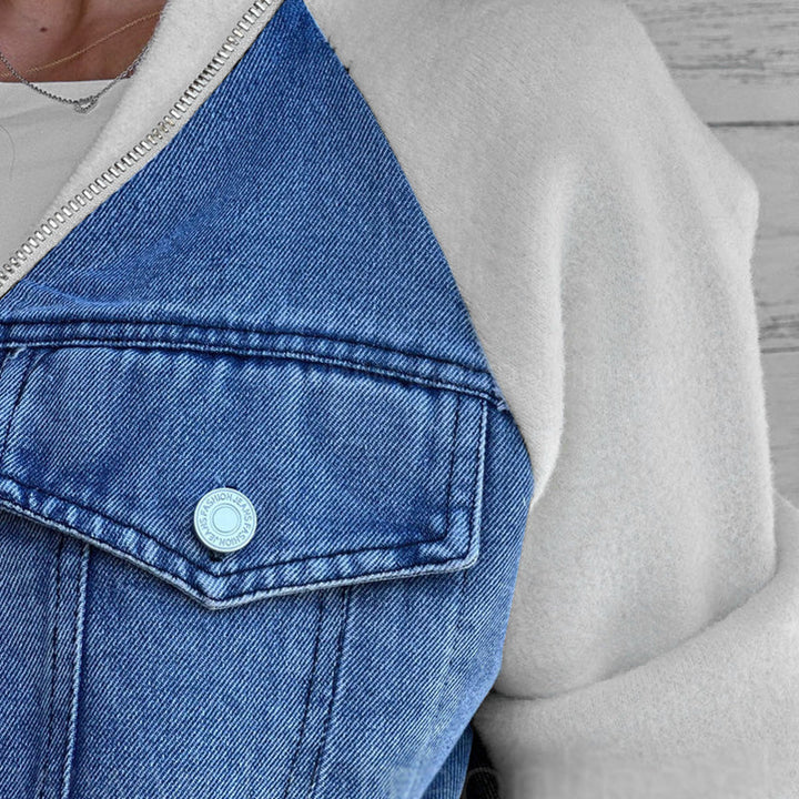 Avery |  Women's zip-up denim jacket