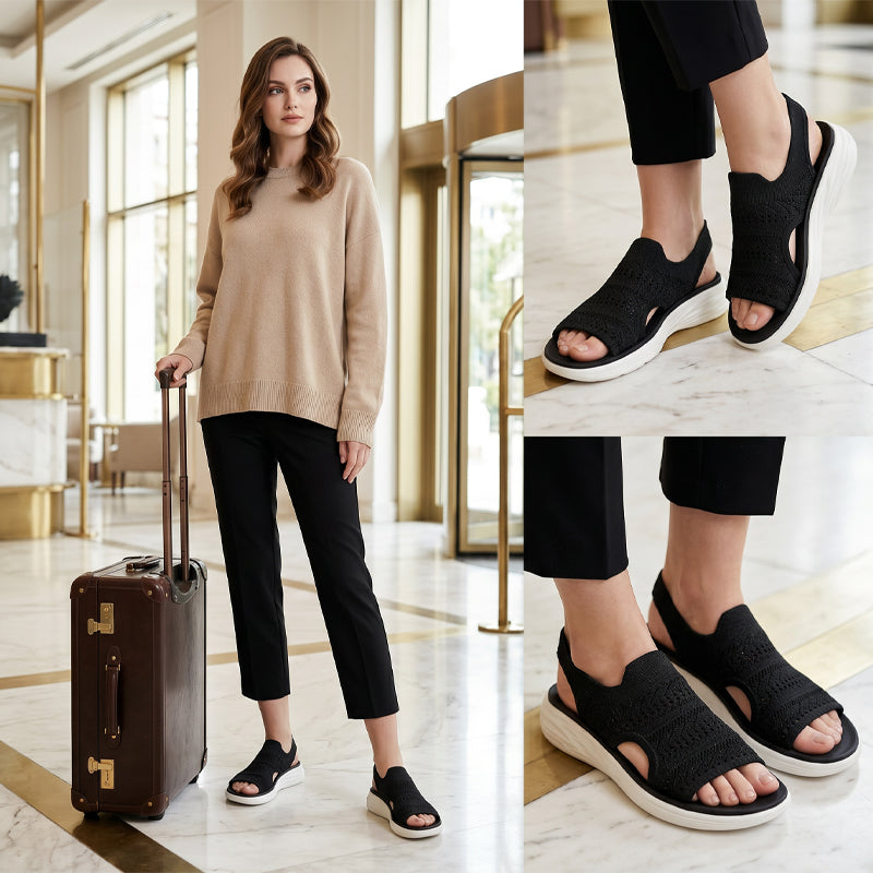 Luisa | Women's platform sandals in breathable material