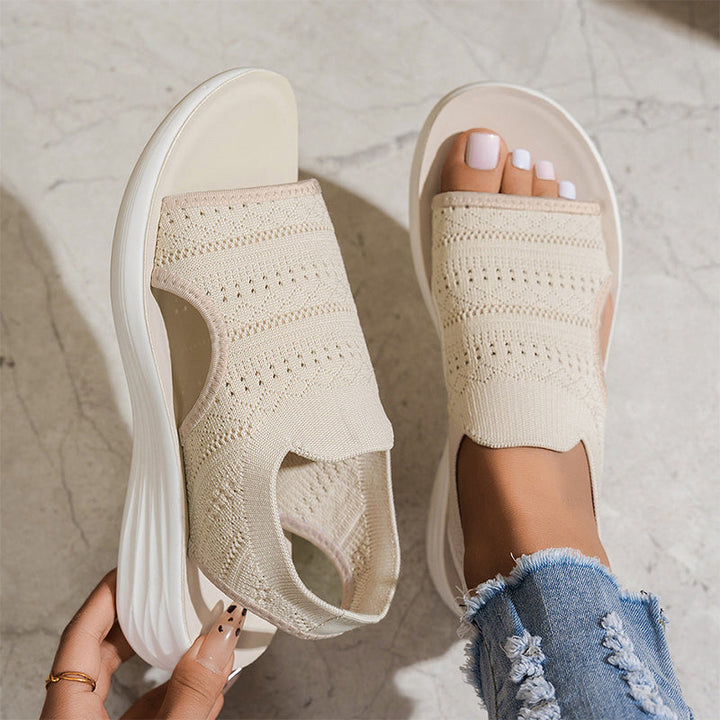 Luisa | Women's platform sandals in breathable material