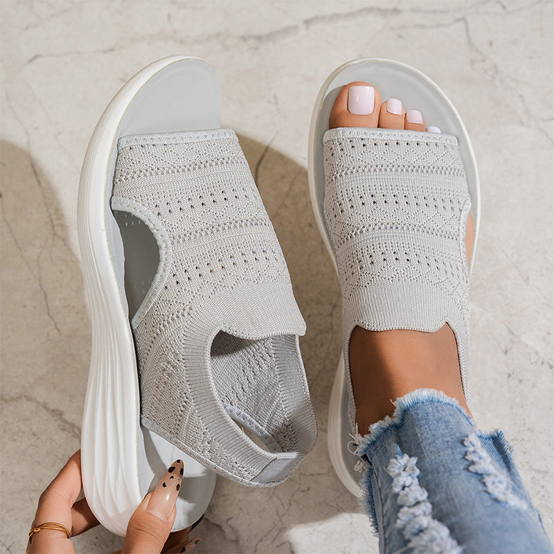 Luisa | Women's platform sandals in breathable material