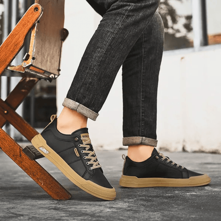 Daniele |  LEATHER TRAINERS
