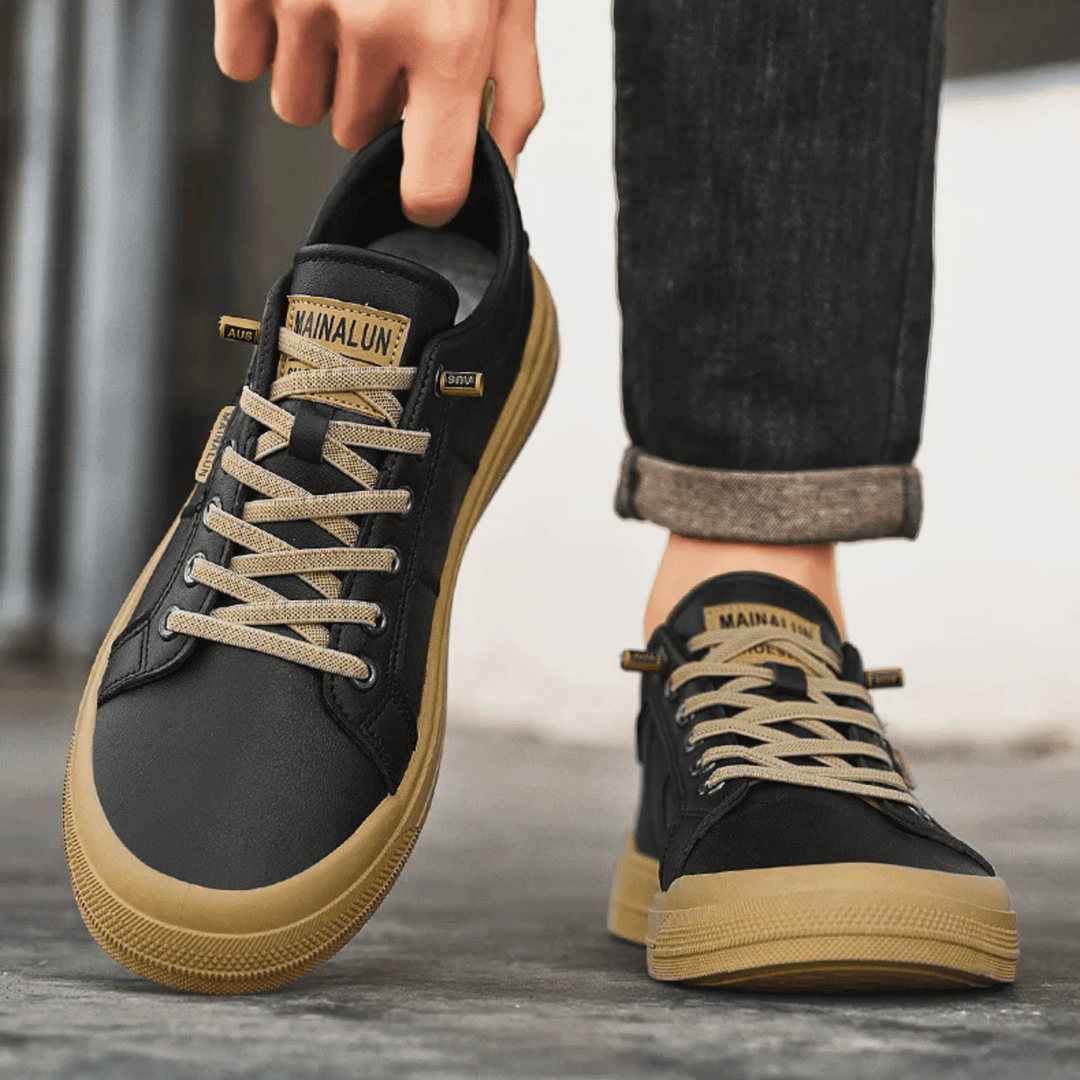 Daniele |  LEATHER TRAINERS