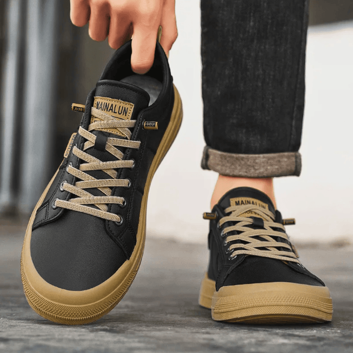 Daniele |  LEATHER TRAINERS