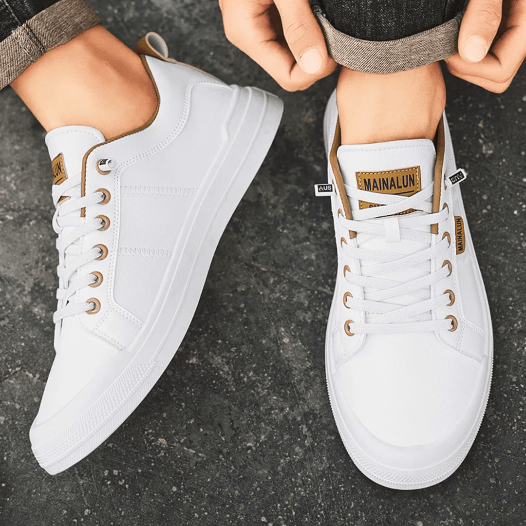 Daniele |  LEATHER TRAINERS