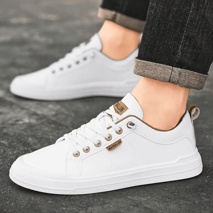 Daniele |  LEATHER TRAINERS
