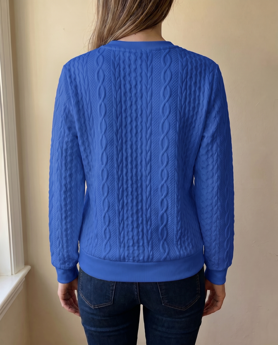 NAZARENA | TEXTURED ZIPPER SWEATSHIRT